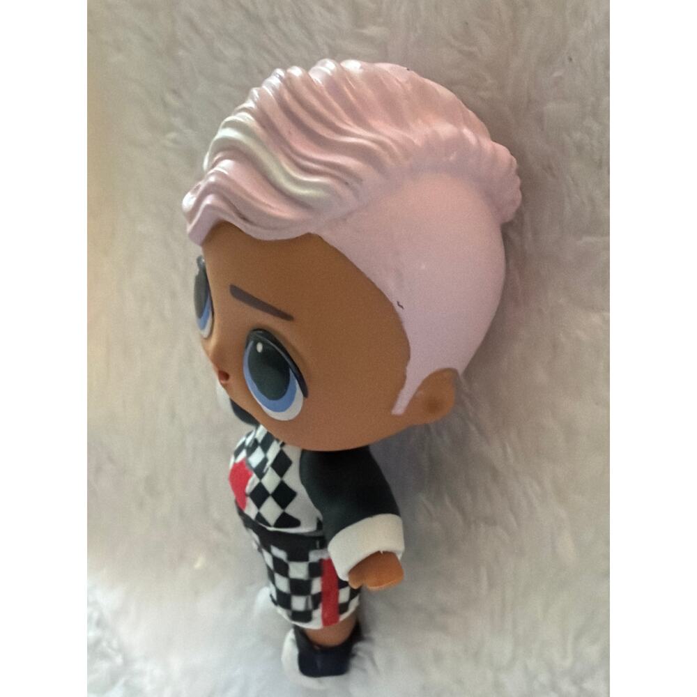 LOL Surprise OMG Boy Racer 2018 MGA Checker Outfit Doll Figure 3.5" Toy - Picture 4 of 13